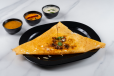 Butter Onion Podi Mushroom Dosa