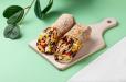 High Protein BBQ Chicken and Egg Wrap