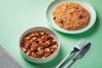 Mexican Tofu with beans and corn