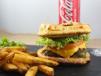 Khameer Spicy Beef Burger Combo