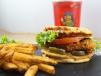 Khameer Spicy Chicken Burger Combo