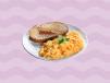 Scrambled egg and toast