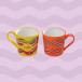 2 pcs Neon Wave Mug Set