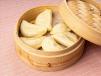 Steamed Vareniki with cherries and apples 200 g
