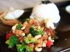 Cashew Nut Stir Fry With Steamed Rice