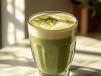 Hot Matcha Milk Tea