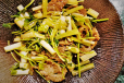 Pickle Baby Lotus-root Beef with Rice