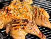 Grilled Chicken With Pepper On Charcoal