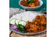 Jeera Rice with Chicken Masala