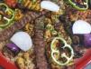 Mix Kebab With Rice For 4 Person