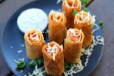 Spring Roll Dosa With Chees