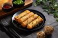 Golden Chicken Spring Rolls