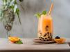 Orange Boba Fruit Tea