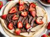 Nutella Strawberry Crepe