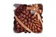 Daima Praline Chocolate Platter Silver Square Tray 905gm