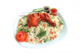 Chicken Fry With Fried Rice