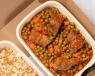 Pea Stew with Meat Tagin