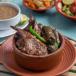 Stuffed Grape Leaves With Lamb Chops Tajin