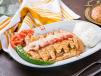 Chicken With Pita Bread Dish