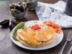 Chicken With Pita Bread And Roasted Eggplant Dish