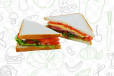 Veggie Club Sandwich