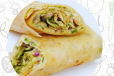 Single Omelet Paratha Wrap