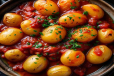 Potatoes In Tomato Sauce
