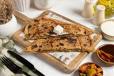 Omelette Paratha With Curd.