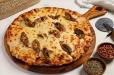 Chicken Seek Kabab Pizza.