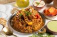 Mutton Maska Tawa Pulao.