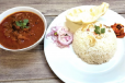 GHEE RICE BEEF CURRY COMBO