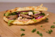 Hummus With Meat Sandwich