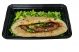 Sausage Samoon Bread Sandwich