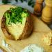 Baked potato with broccoli