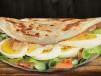 Boiled Egg With Cheese And Daqoos Paratha