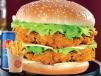 Mighty Zinger Sandwich With Pepsi