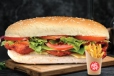 Koukh Tikka Combo Sandwich
