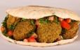 Falafel With Hummus Sandwich