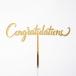Congratulations Acrylic Topper