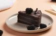 Chocolate Truffle Eggless Cake Slice