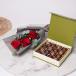 Chocolate Truffles And Bunch Of 3 Red Roses