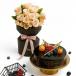 Roses Beauty Arrangement with Truffle Cake Combo