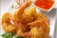 Golden Fried Prawns
