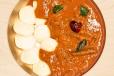 Ghee Sambhar Dip Button Idli