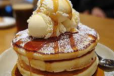 Pan Cake With Kinder, Fruits And Ice Cream