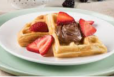 Waffle With Nutella And Fruits