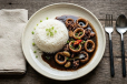 Adobong Pusit with  Rire