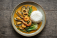 Kare Kare Beef Strips  With Rice