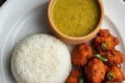 Checken And Garlic Sauce   With rice