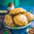 Methi Masala Puri (2 pcs) With Yogurt